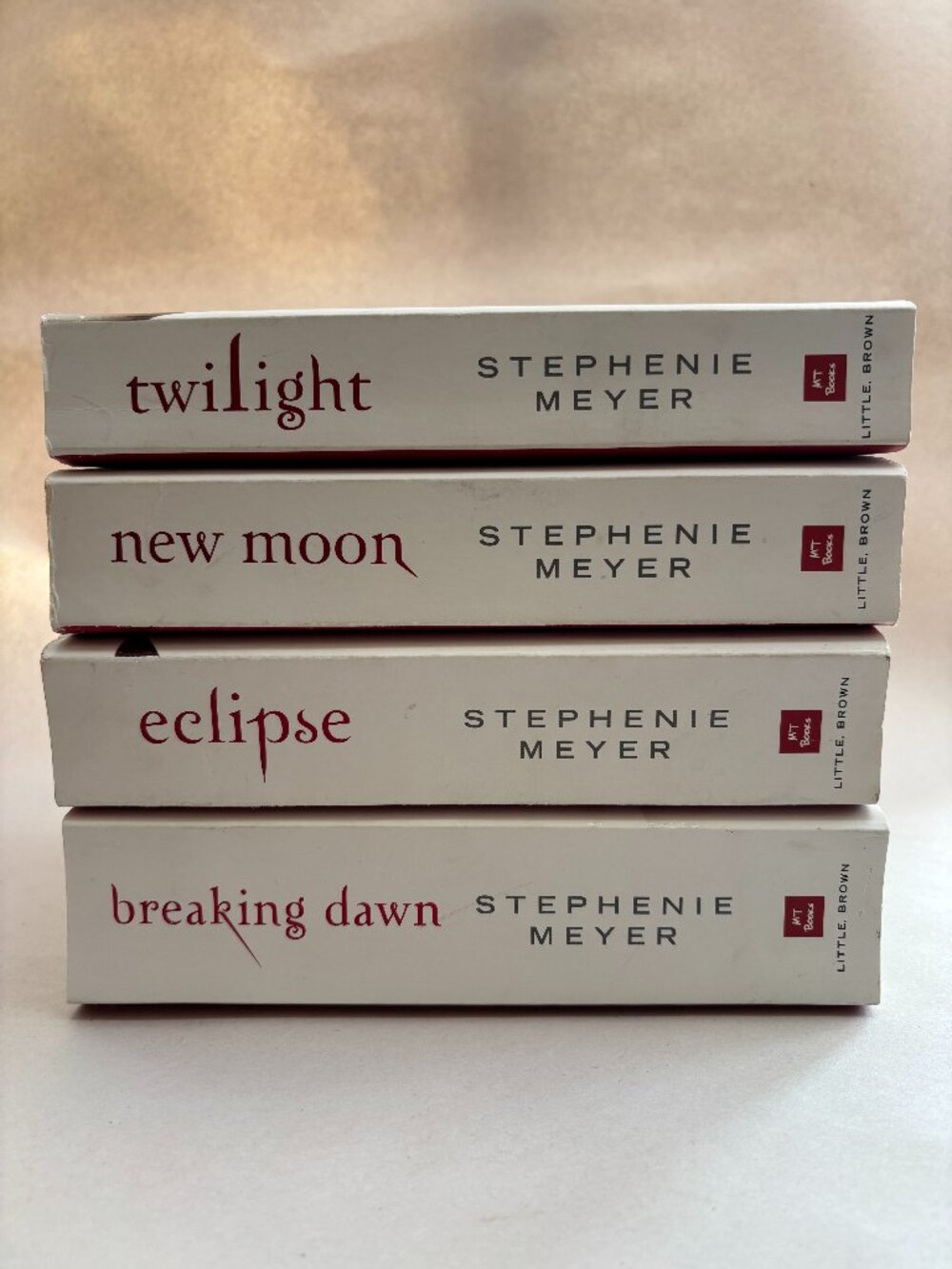 Twilight Saga Full Set White Edition Paperback w/o Box